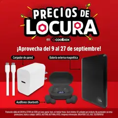 Vista previa de Catálogo Coolbox - Precios de Locura de la tienda Coolbox válido desde 09/09/2026