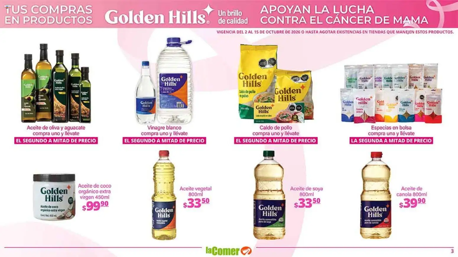 Vista previa las ofertas de la tienda La Comer - La Comer folleto es la tienda rosa desde el 02/10/2026 