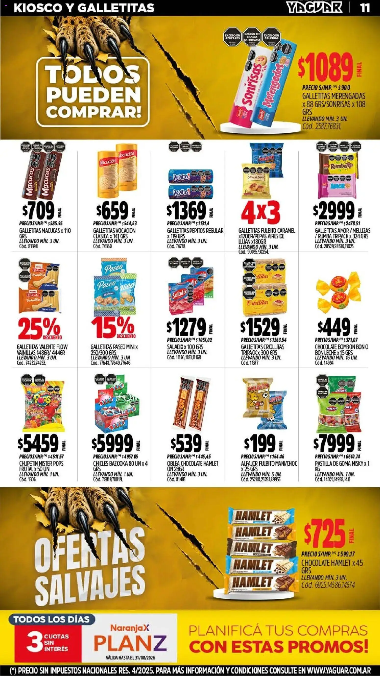 Vista previa del folleto de la tienda Yaguar válido desde el 03/08/2026 