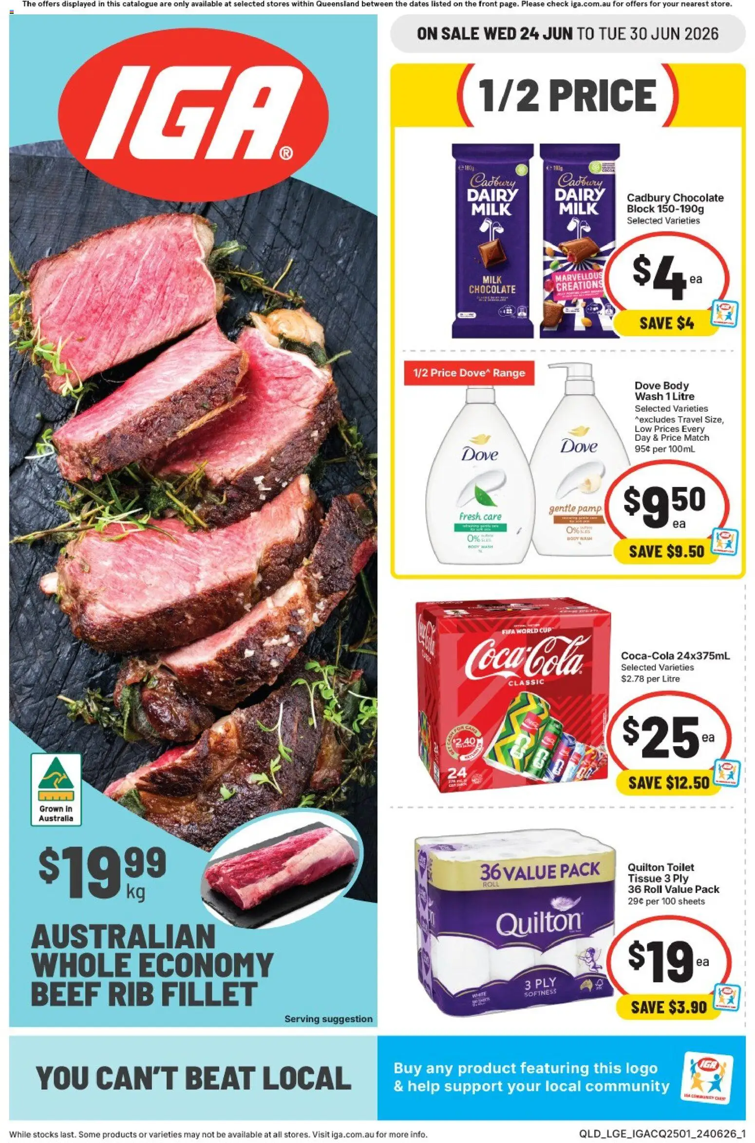 Preview of catalogue IGA catalogue QLD from shop IGA valid 24/06/2026