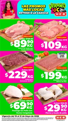 Vista previa las ofertas de la tienda H-E-B - H-E-B folleto Ofertas desde el 19/05/2026 
