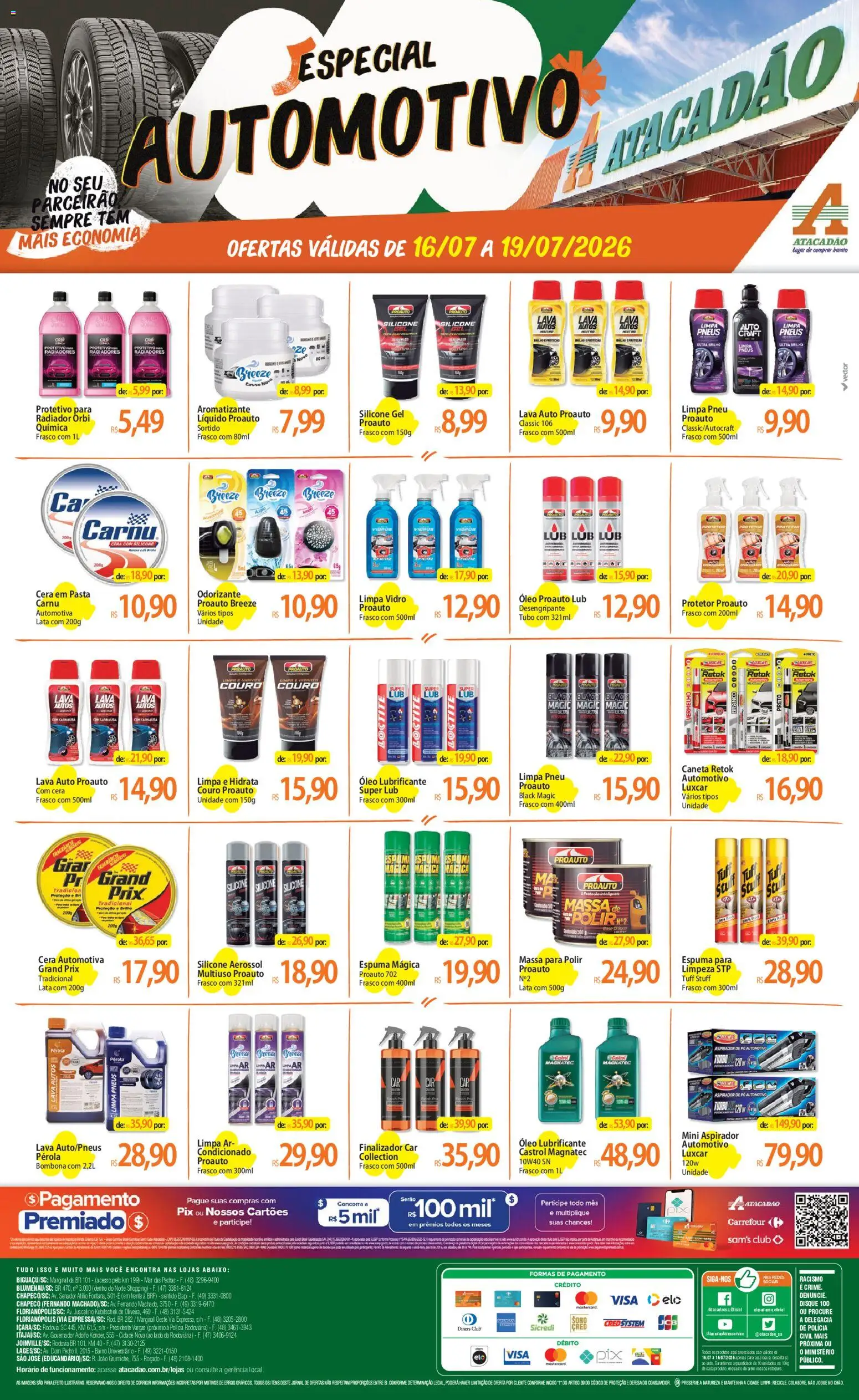 Pré-Visualização do folheto "Atacadão ofertas - SC" da loja Atacadão válido a partir de 16/07/2026