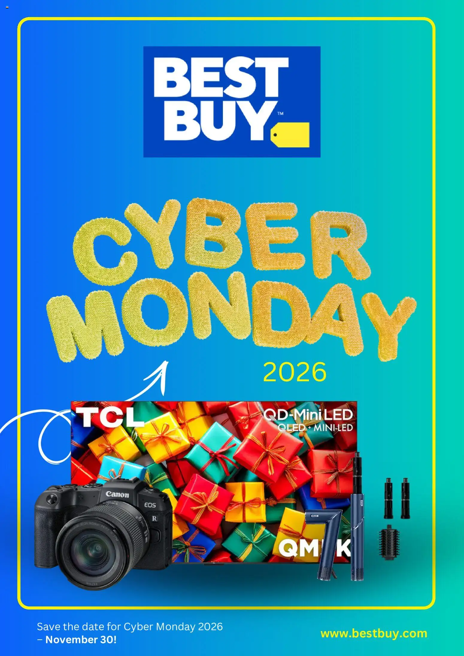 Ad Preview of Best Buy Best Buy Cyber Monday Notice from 10/19/2026