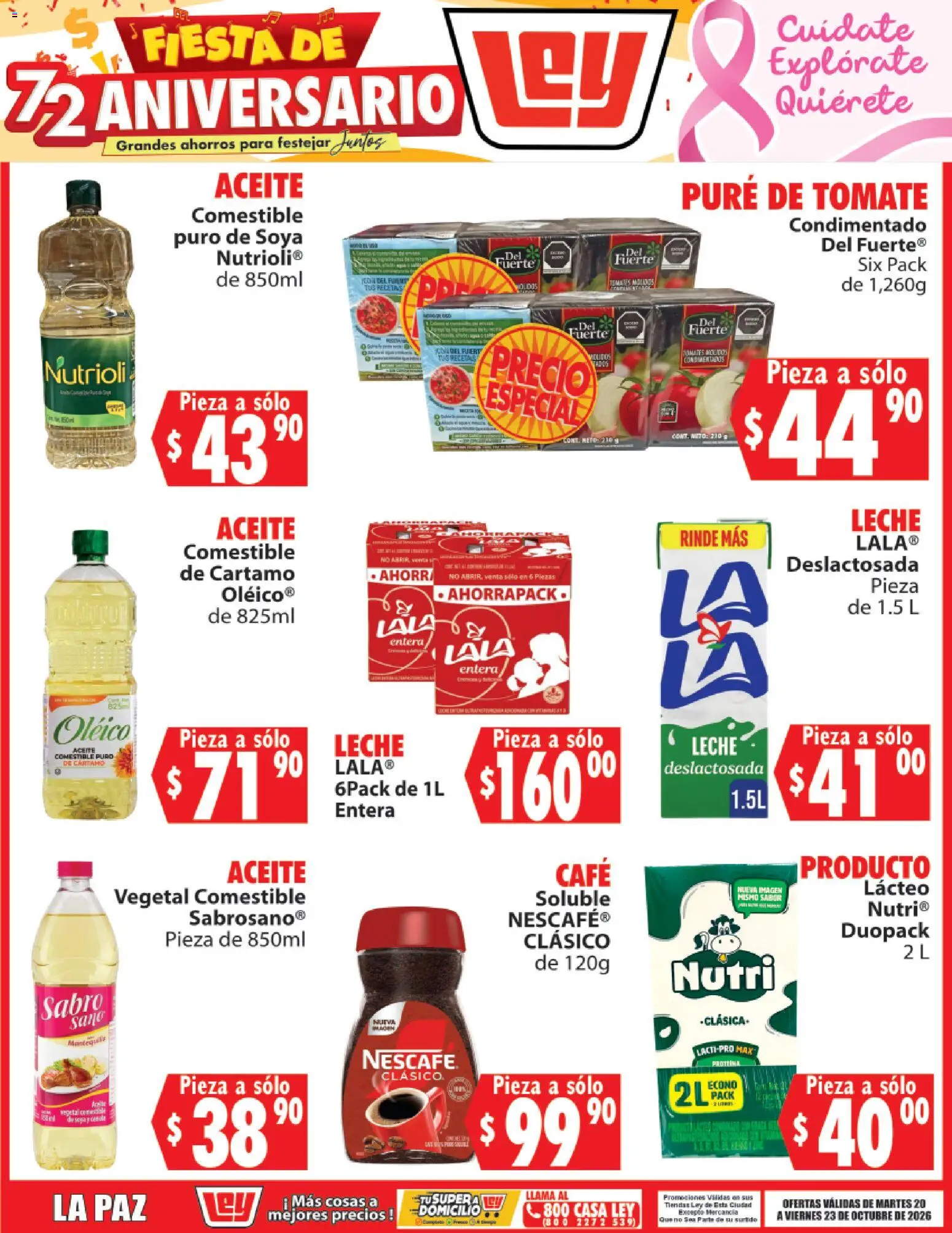 Vista previa las ofertas de la tienda Casa Ley - Casa Ley folleto Autoservicio La Paz desde el 20/10/2026 