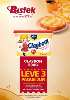 Pré-Visualização do folheto "Bistek Supermercados ofertas Claybom" da loja Bistek Supermercados válido a partir de 10/07/2026