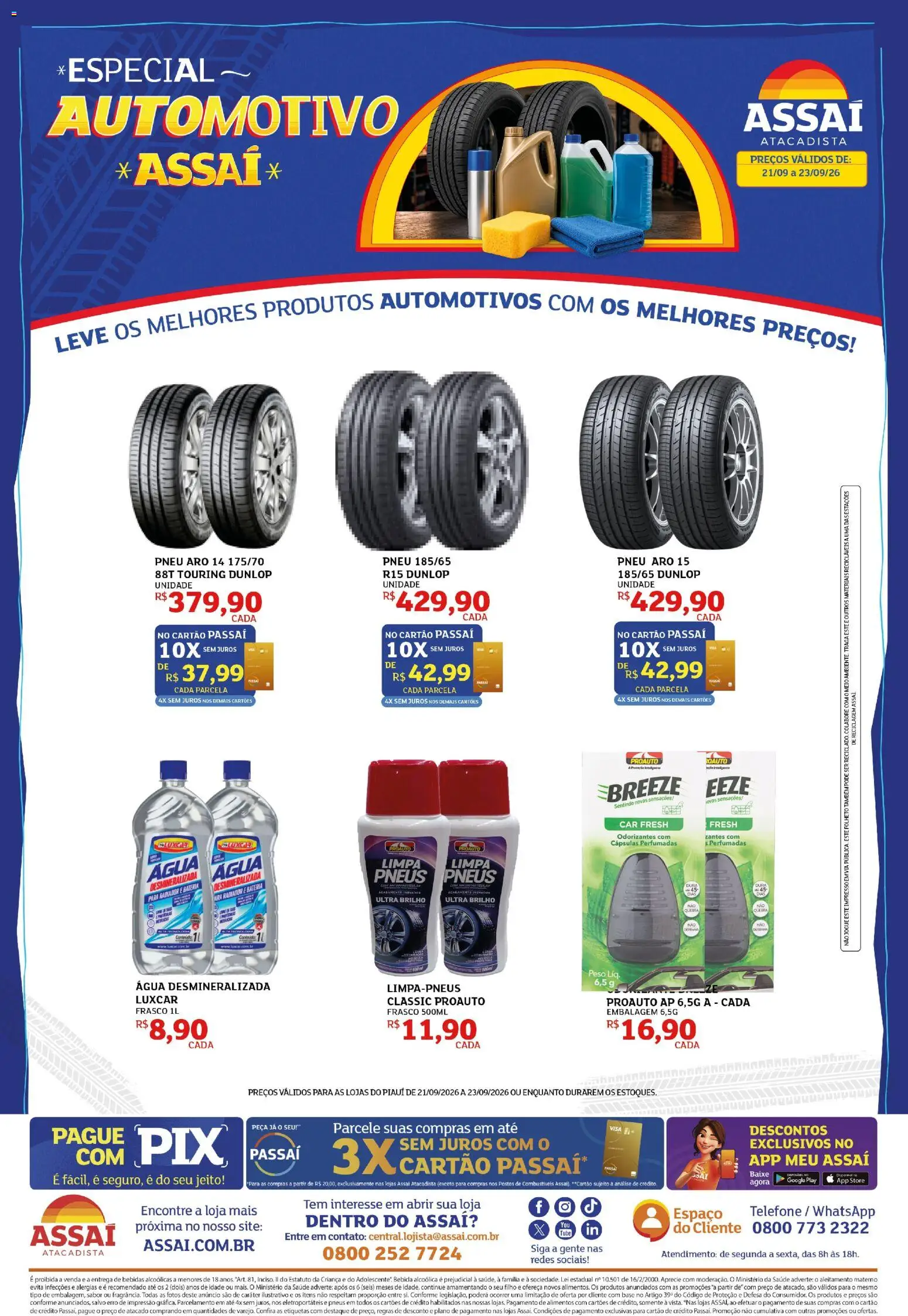 Pré-Visualização do folheto "Assaí Atacadista ofertas - PI" da loja Assaí Atacadista válido a partir de 21/09/2026