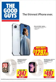 Preview of catalogue The Good Guys catalogue Apple from shop The Good Guys valid 09/06/2026
