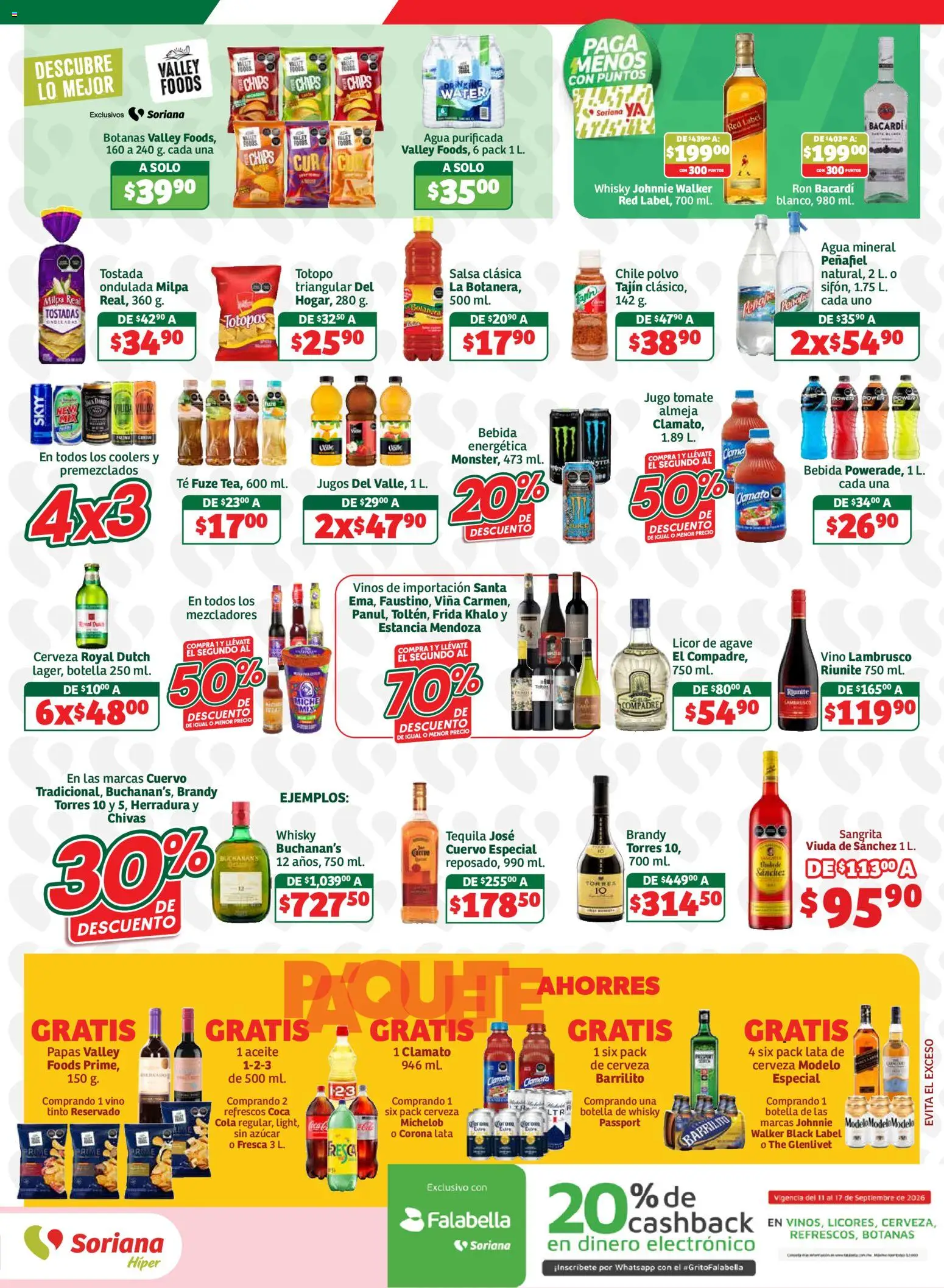 Vista previa las ofertas de la tienda Soriana - Soriana folleto desde el 11/09/2026 