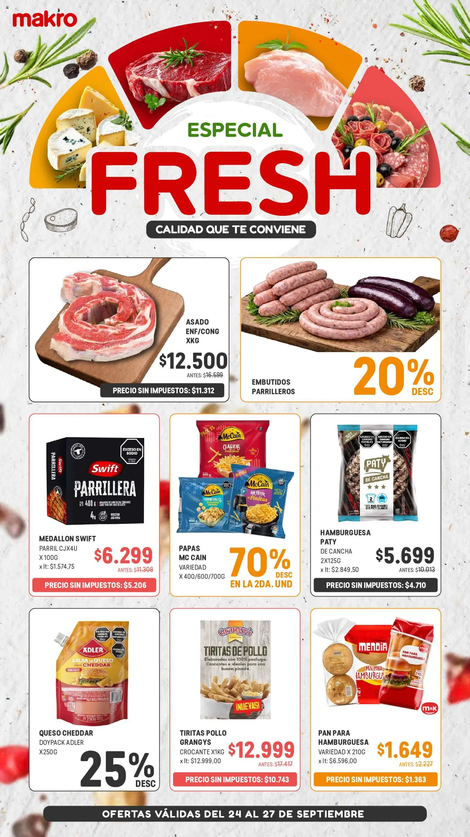 Vista previa del folleto de la tienda Makro válido desde el 24/09/2026 