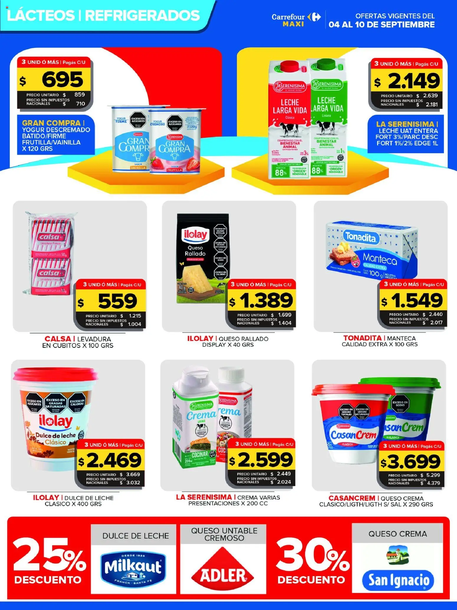 Vista previa del folleto de la tienda Carrefour Maxi válido desde el 04/09/2026 