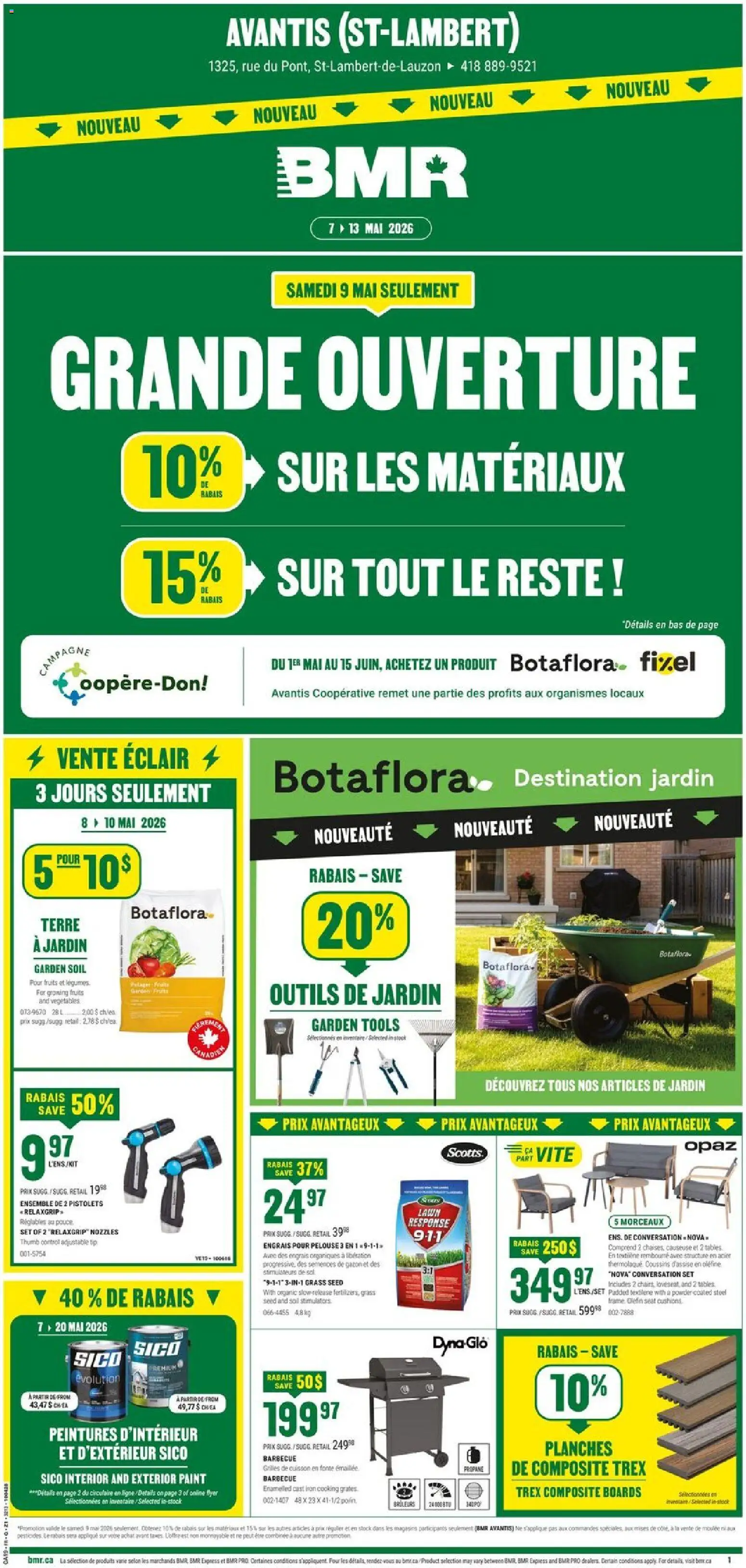 Preview of leaflet BMR weekly flyer / circulaire from shop BMR is valid from May 07, 2026