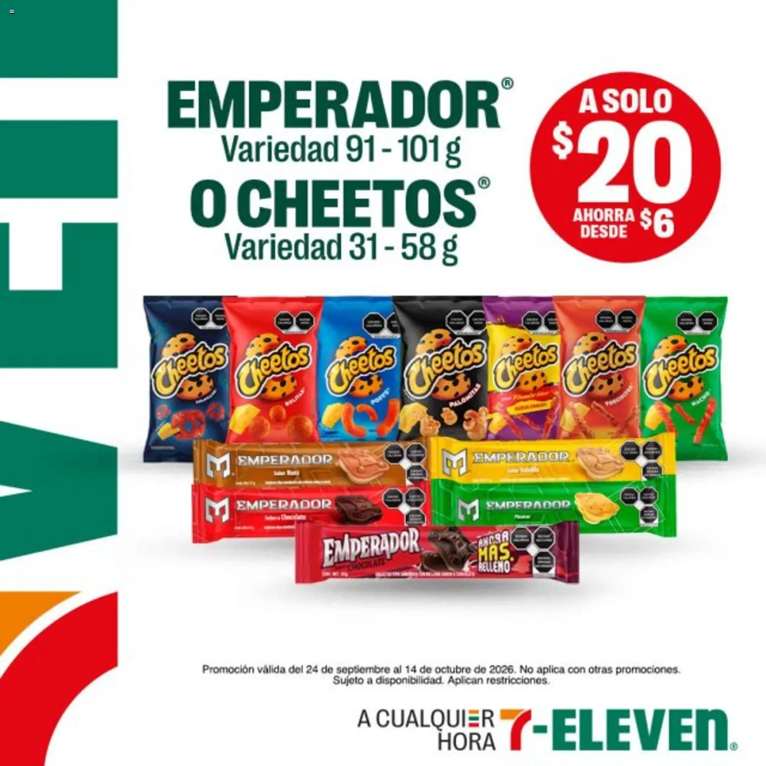 Vista previa las ofertas de la tienda 7-Eleven - 7-Eleven folleto desde el 24/09/2026 - Chocolate, Palomitas