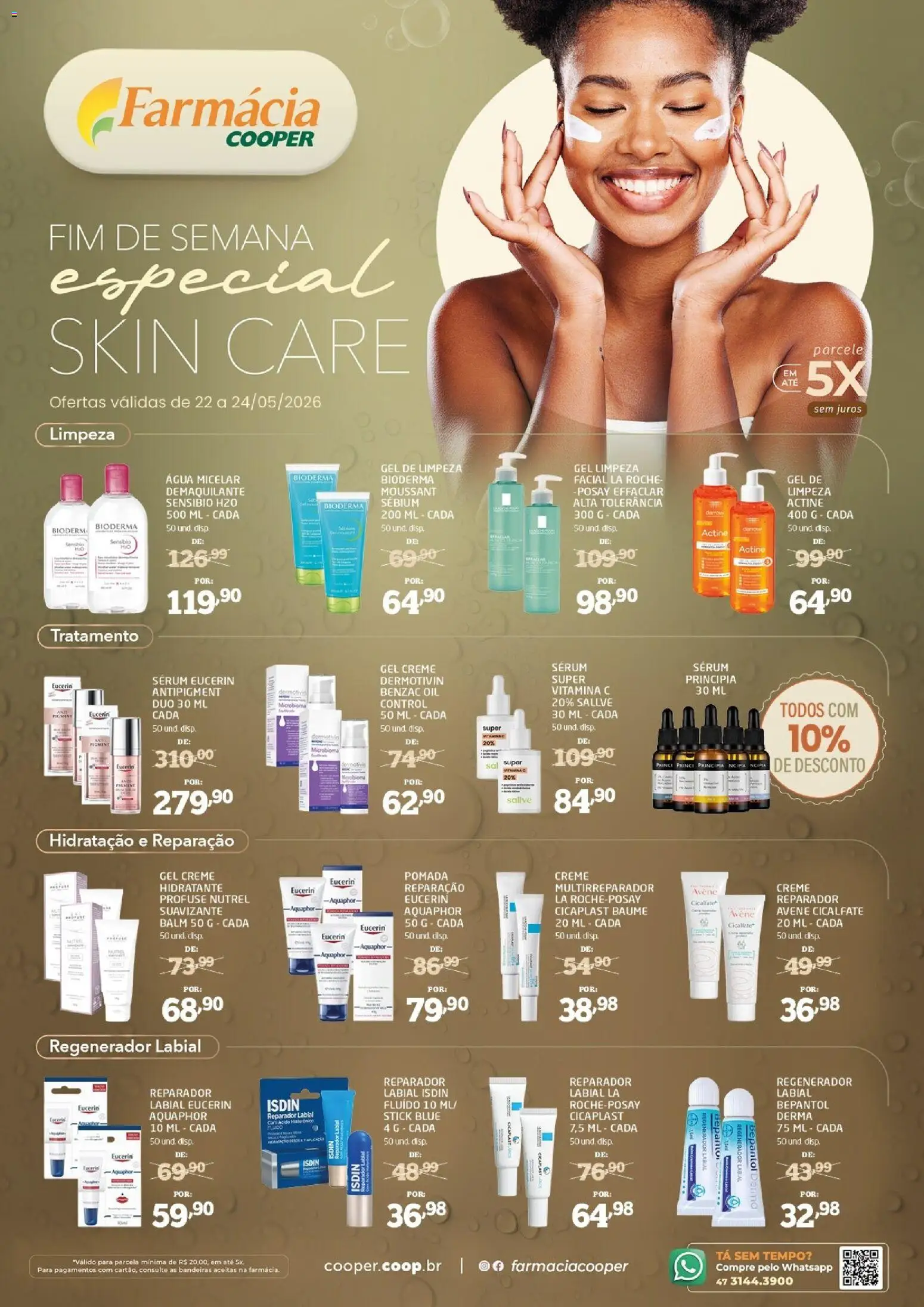 Pré-Visualização do folheto "Cooper ofertas Especial Skin Care" da loja Cooper válido a partir de 22/05/2026