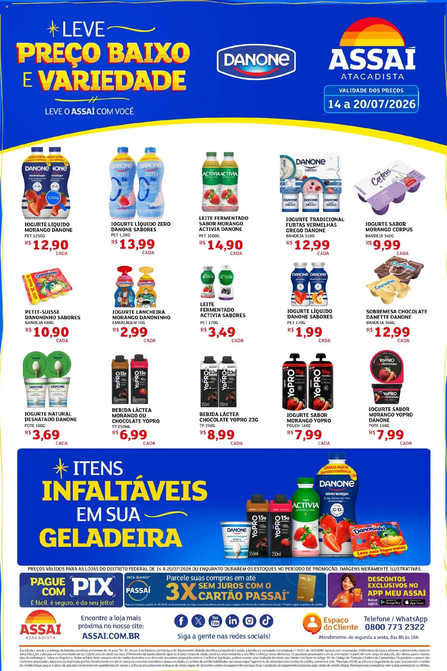 Pré-Visualização do folheto "Assaí Atacadista ofertas - DF" da loja Assaí Atacadista válido a partir de 15/07/2026