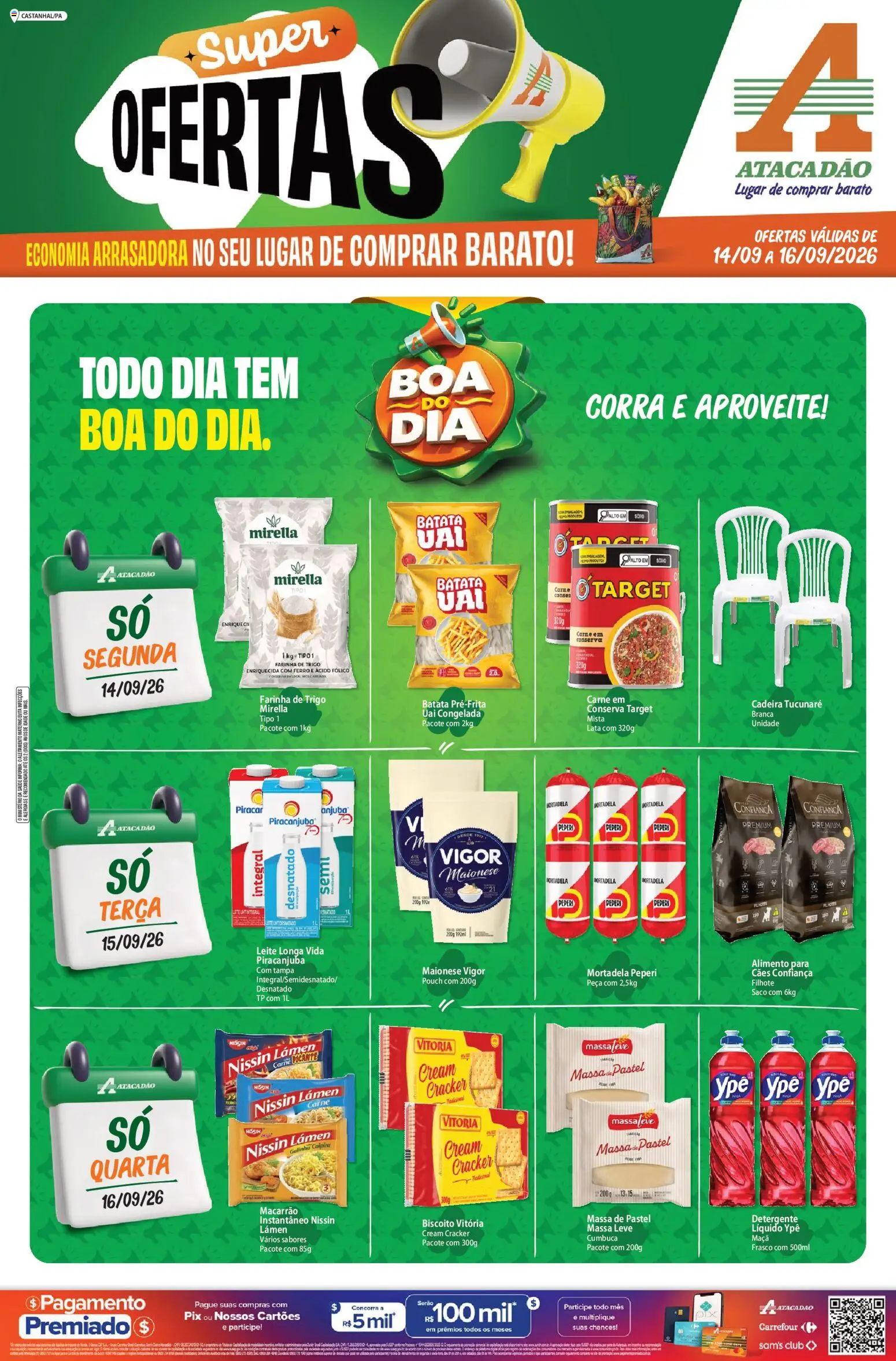 Pré-Visualização do folheto "Atacadão ofertas - PA" da loja Atacadão válido a partir de 14/09/2026