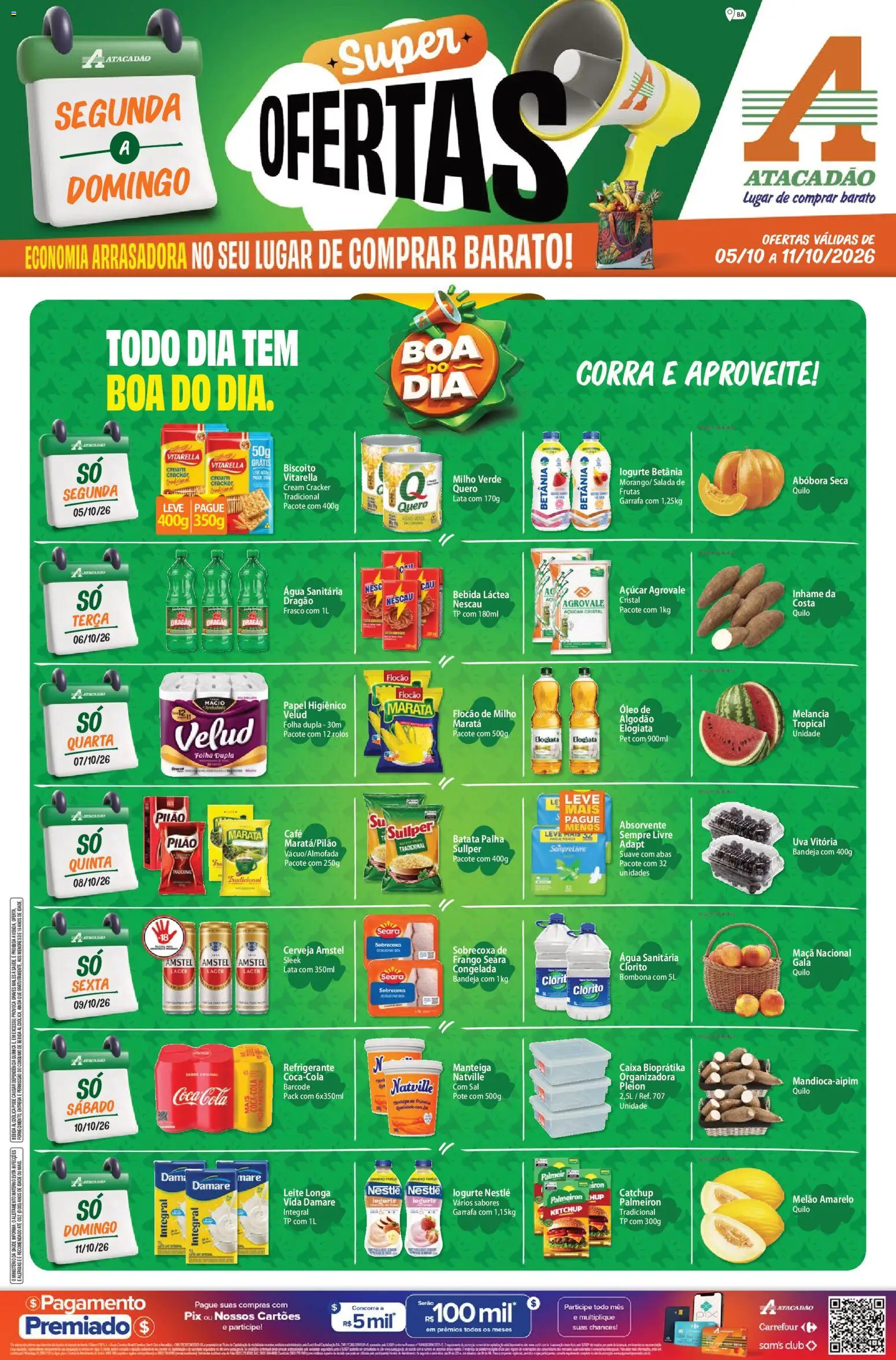 Pré-Visualização do folheto "Atacadão ofertas - BA" da loja Atacadão válido a partir de 05/10/2026