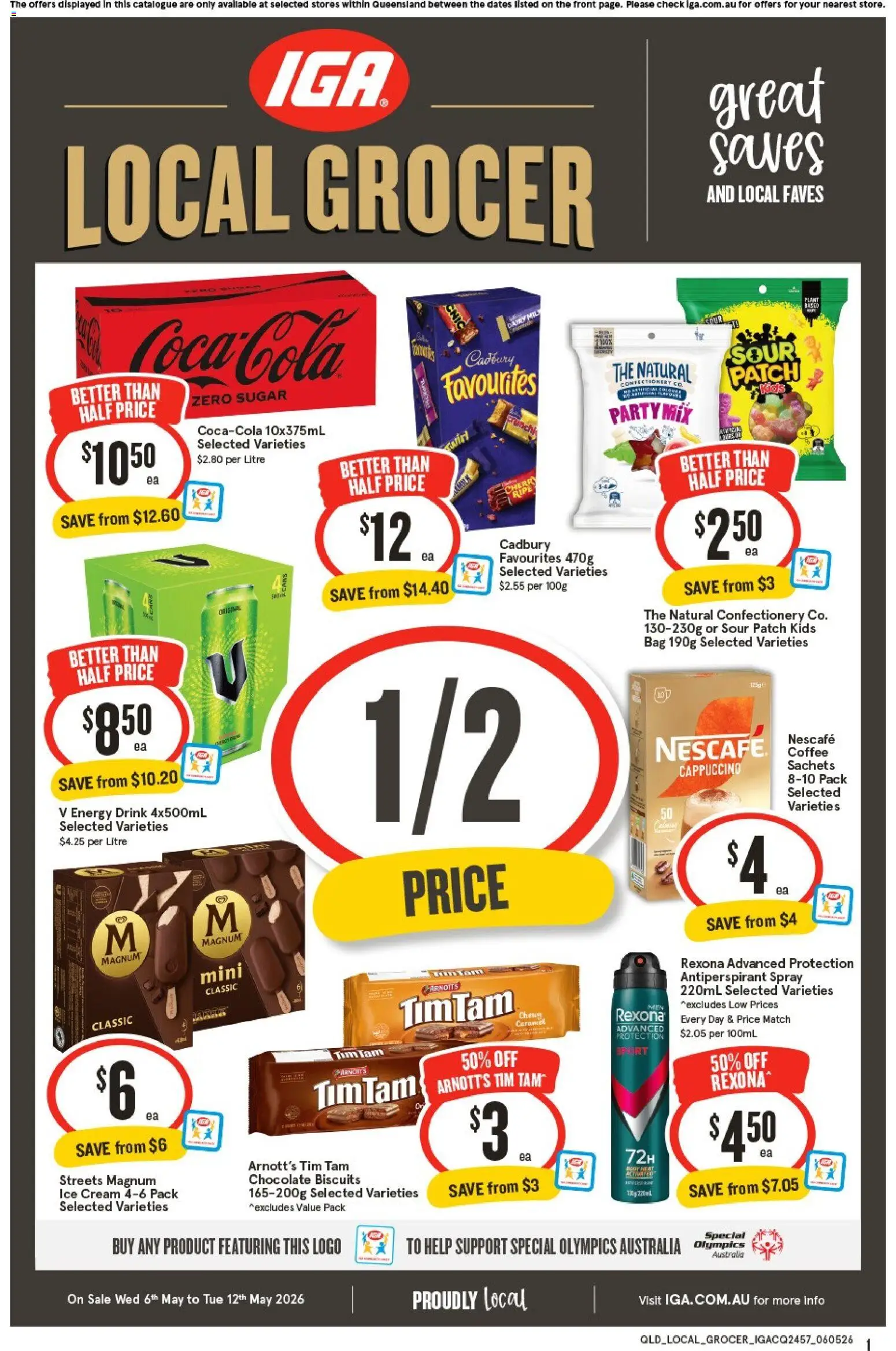 Preview of catalogue IGA Local Grocer QLD from shop IGA valid 06/05/2026