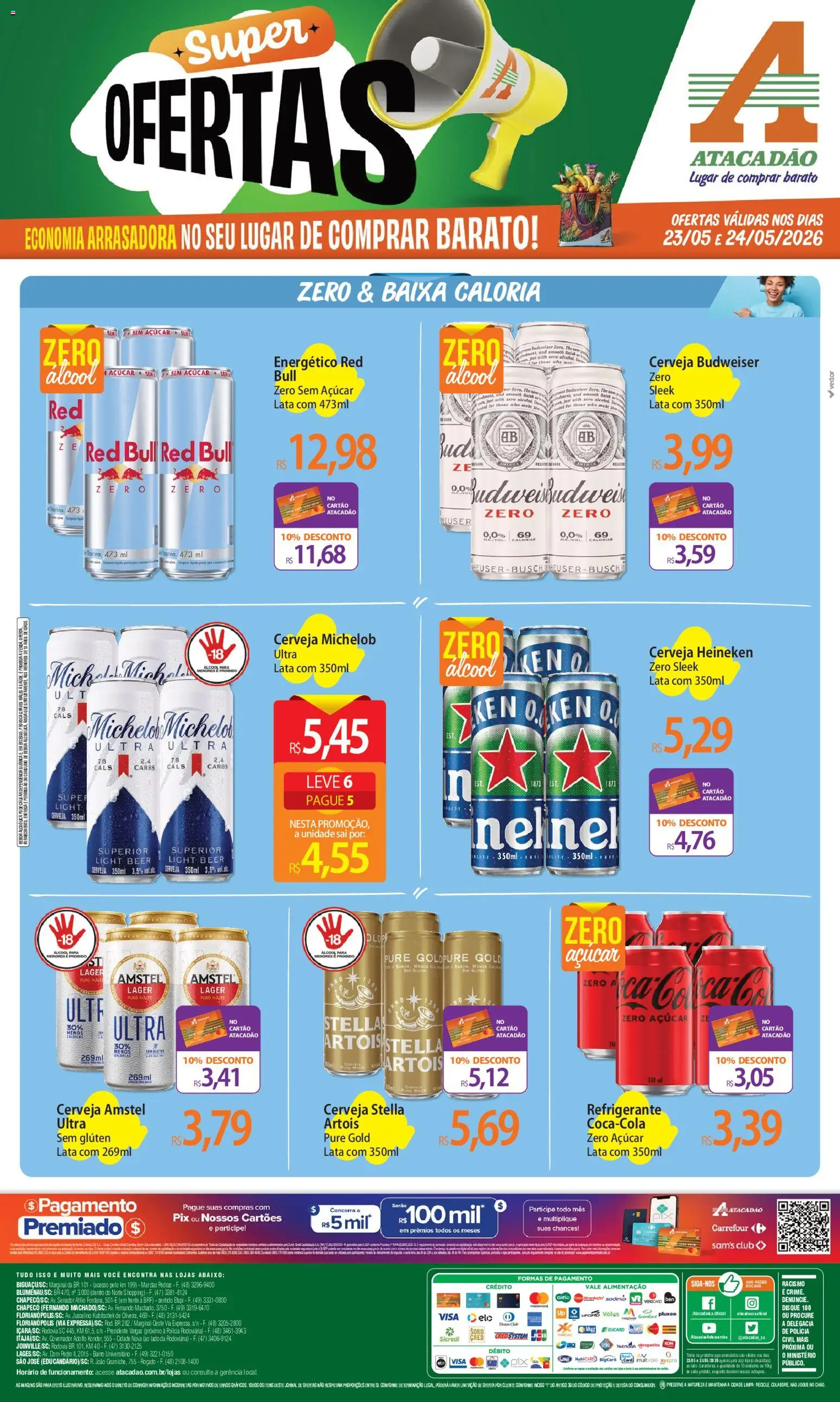 Pré-Visualização do folheto "Atacadão ofertas - SC" da loja Atacadão válido a partir de 23/05/2026