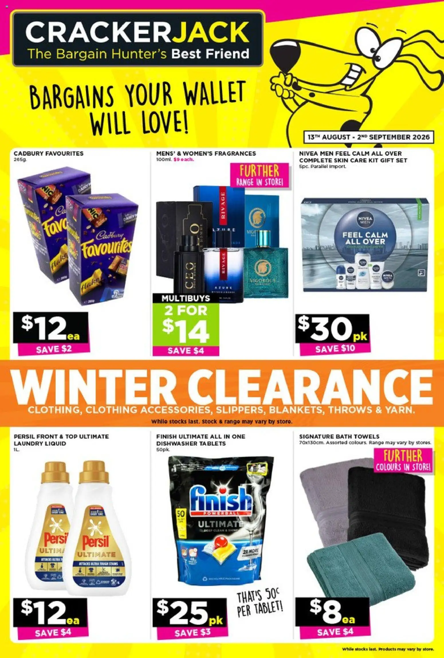 Preview of catalogue Crackerjack catalogue from shop Crackerjack valid 13 Aug 2026