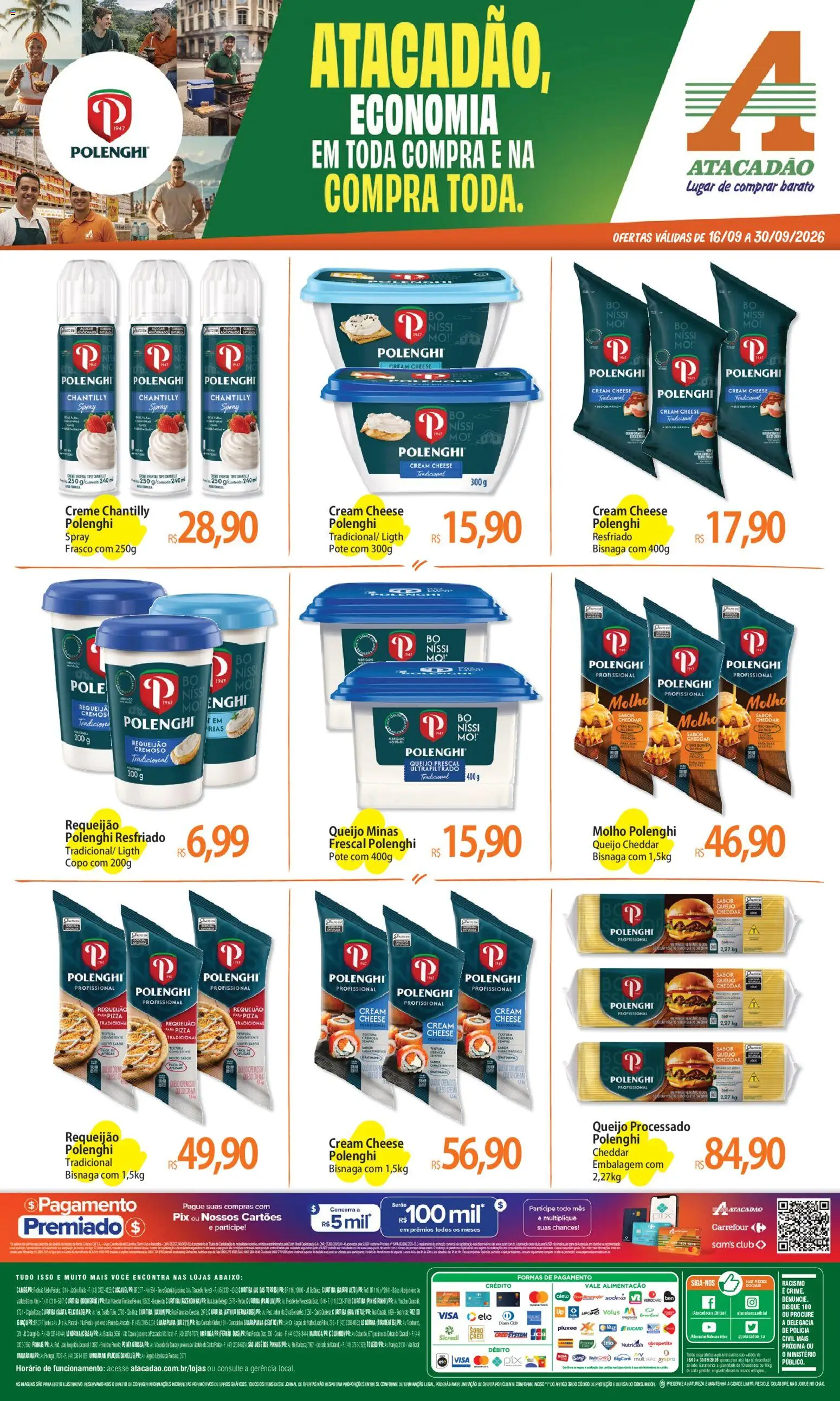 Pré-Visualização do folheto "Atacadão ofertas - PR" da loja Atacadão válido a partir de 16/09/2026