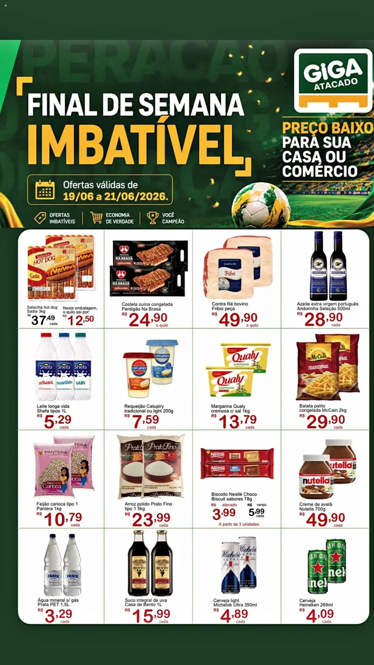 Pré-Visualização do folheto "GIGA Atacado - Ofertas da semana" da loja GIGA Atacado válido a partir de 19/06/2026