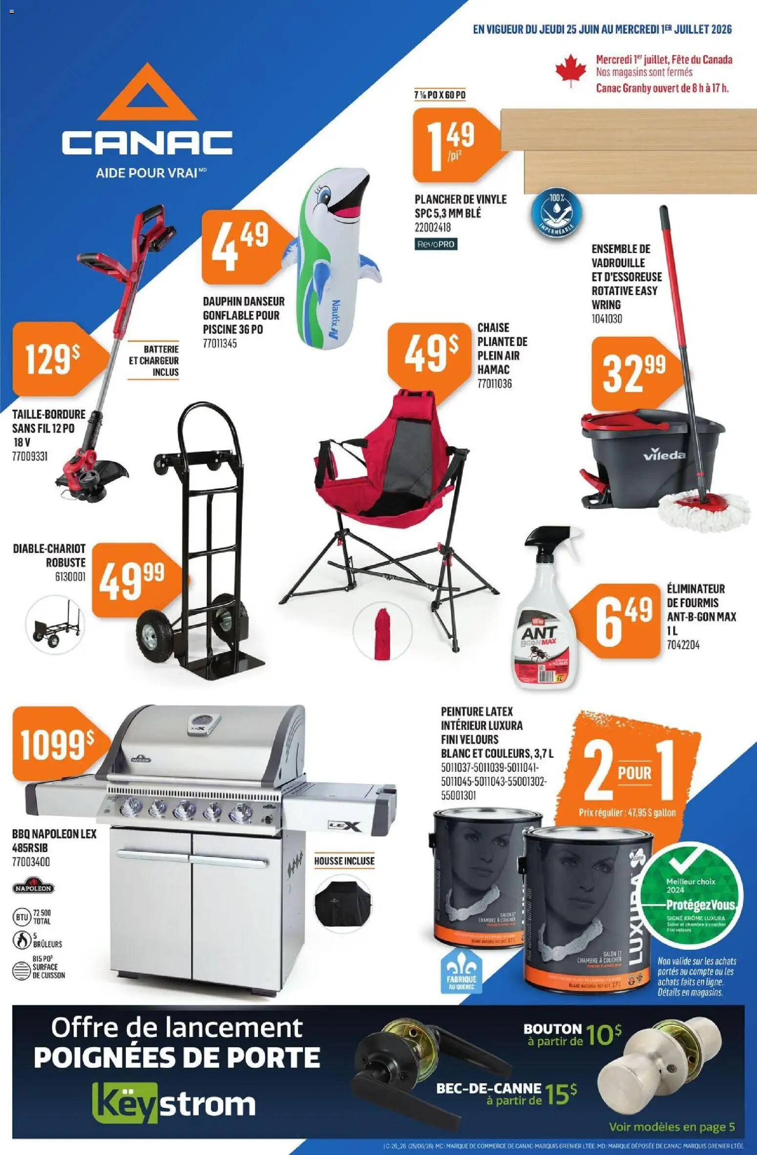 Preview of leaflet Canac circulaire from shop Canac is valid from Jun 25, 2026