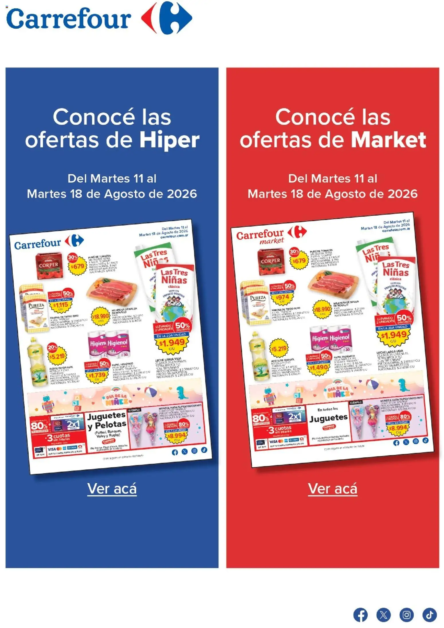 Vista previa del folleto de la tienda Carrefour válido desde el 11/08/2026 