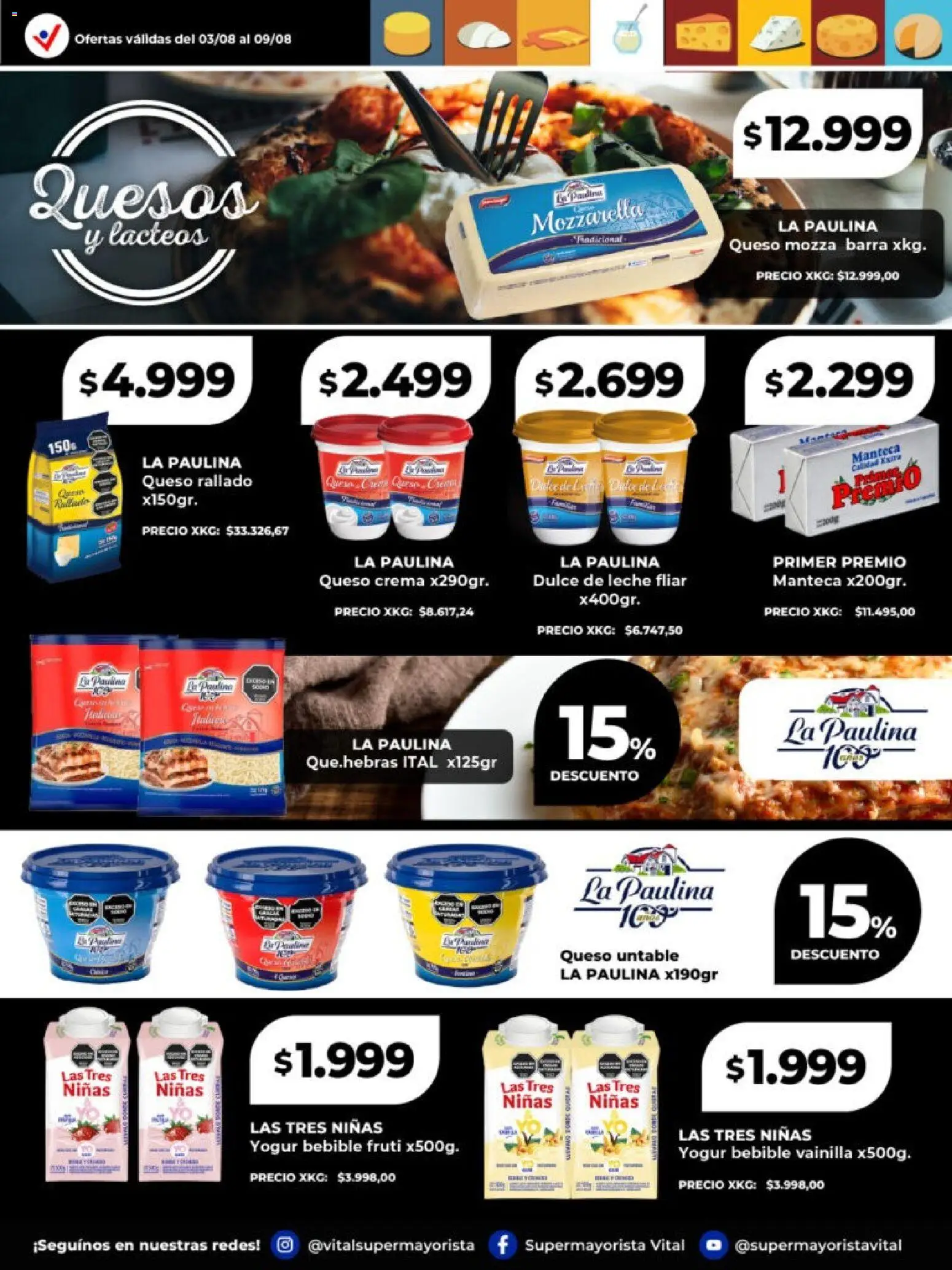 Vista previa del folleto de la tienda Vital válido desde el 03/08/2026 