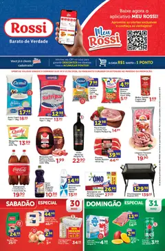 Pré-Visualização do folheto "Rossi Supermercados ofertas Fim de semana" da loja Rossi Supermercados válido a partir de 30/05/2026