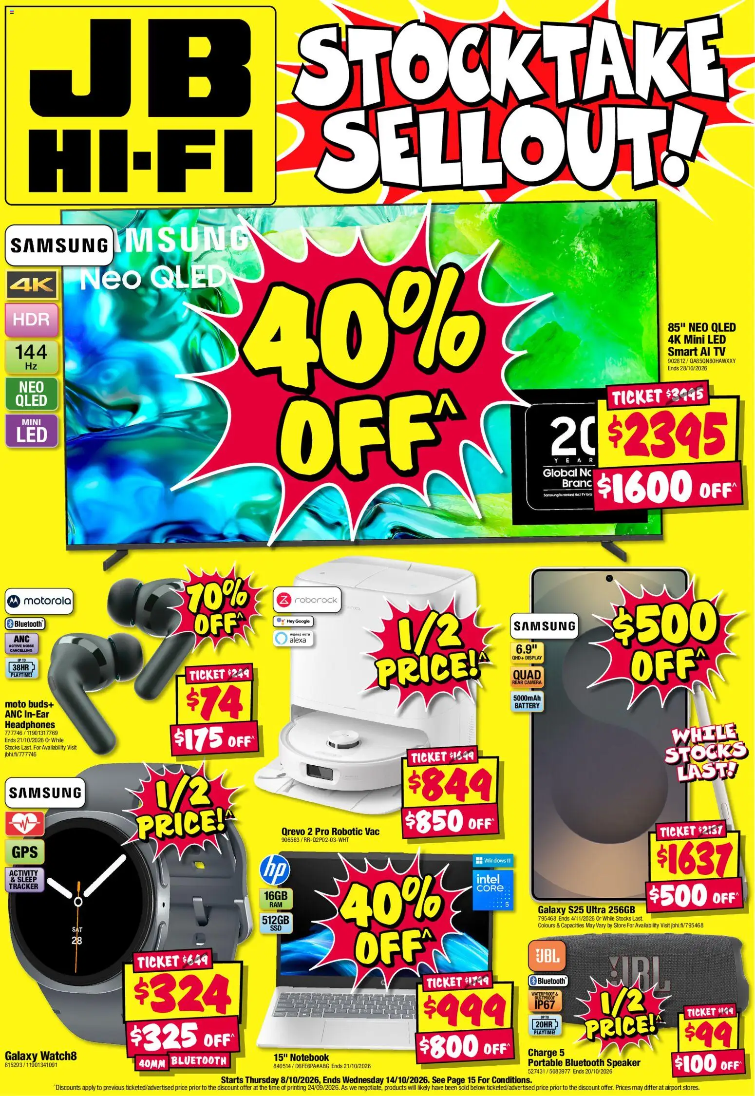 Preview of catalogue JB Hi-Fi catalogue from shop JB Hi-Fi valid 08/10/2026