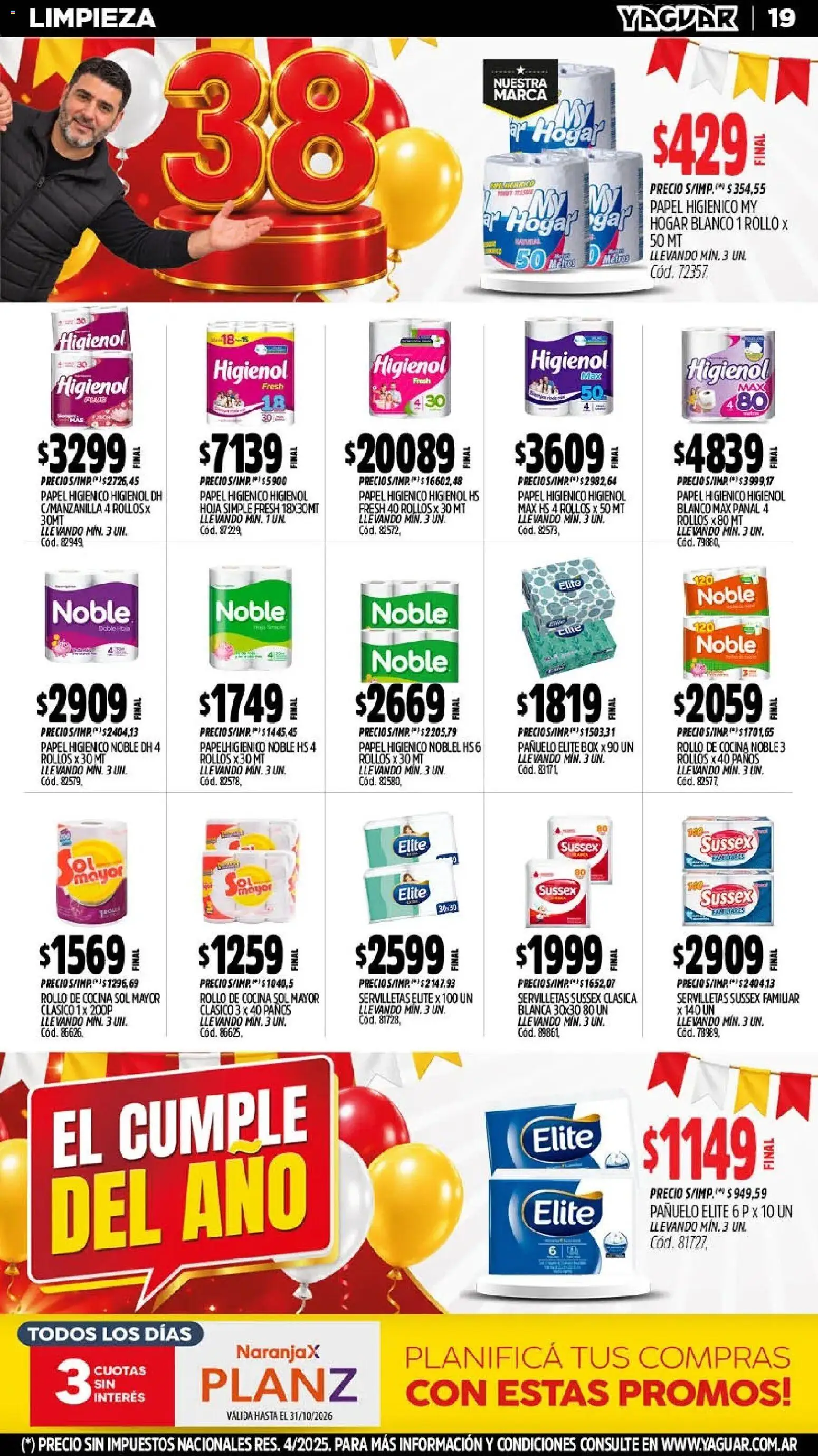 Vista previa del folleto de la tienda Yaguar válido desde el 26/10/2026 