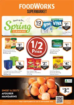 Preview of catalogue Foodworks catalogue NSW from shop Foodworks valid 09/09/2026