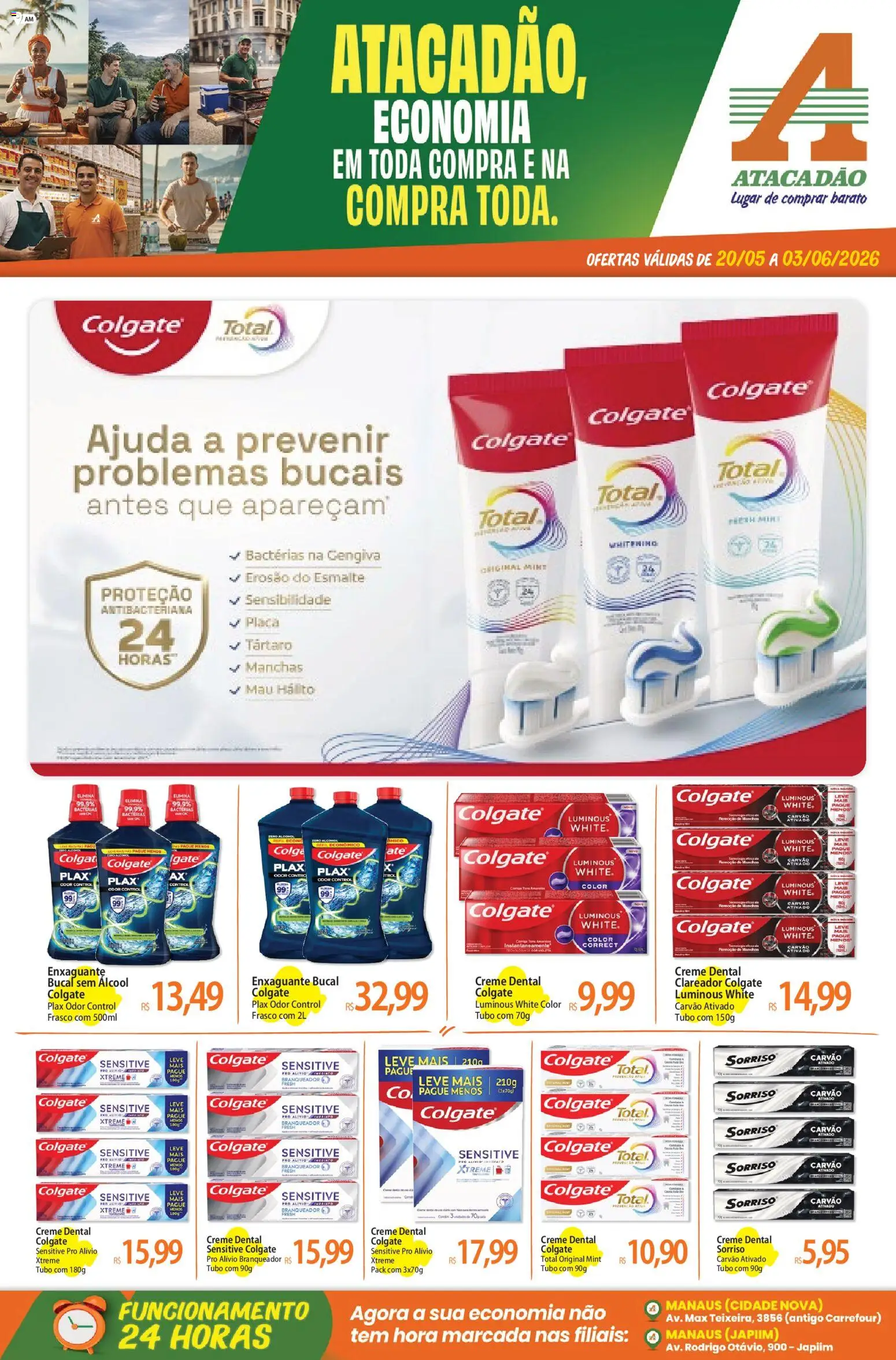 Pré-Visualização do folheto "Atacadão ofertas - AM" da loja Atacadão válido a partir de 20/05/2026