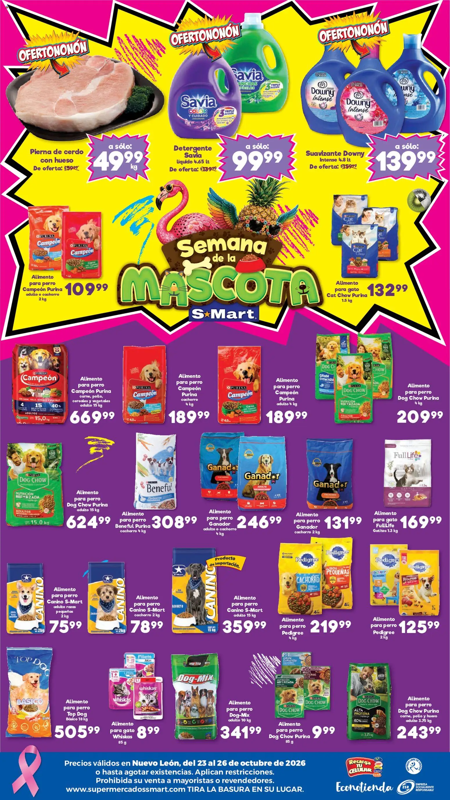 Vista previa las ofertas de la tienda S-Mart - S-Mart folleto Monterrey desde el 23/10/2026 