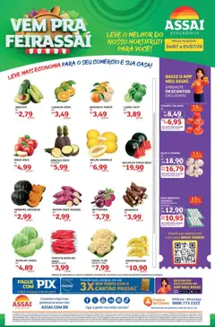 Pré-Visualização do folheto "Assaí Atacadista ofertas - PR" da loja Assaí Atacadista válido a partir de 04/07/2026
