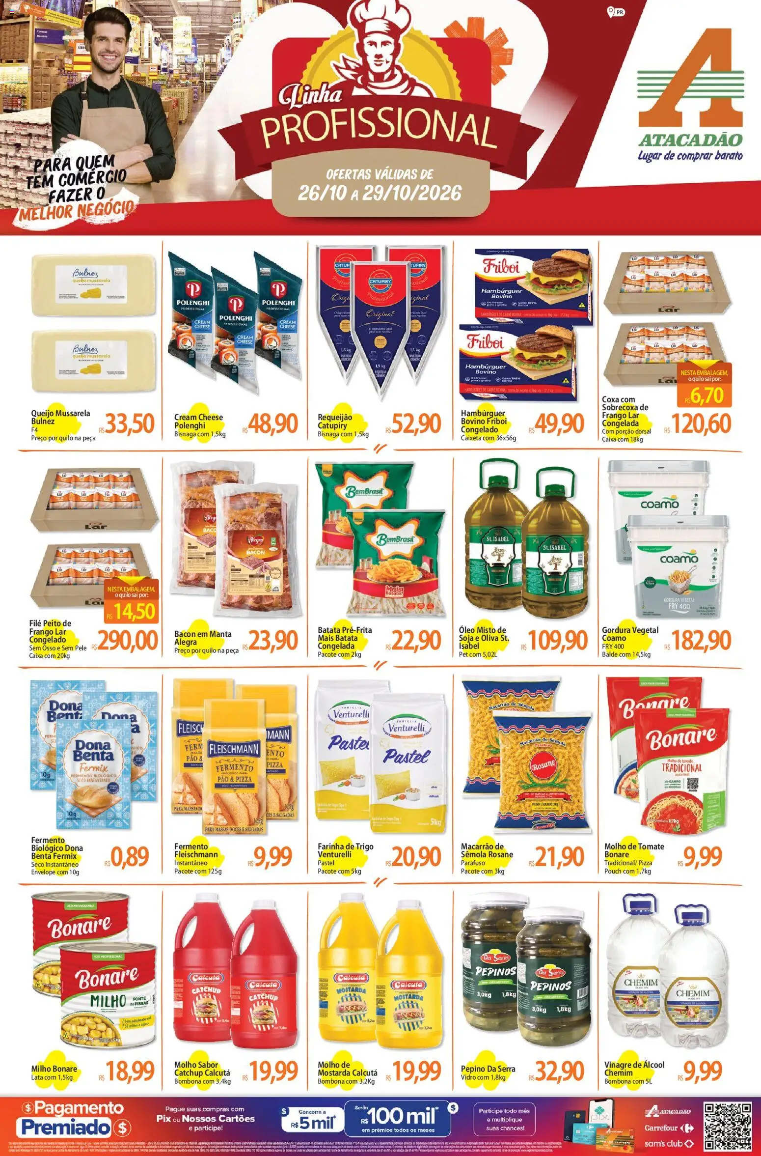 Pré-Visualização do folheto "Atacadão ofertas - PR" da loja Atacadão válido a partir de 26/10/2026