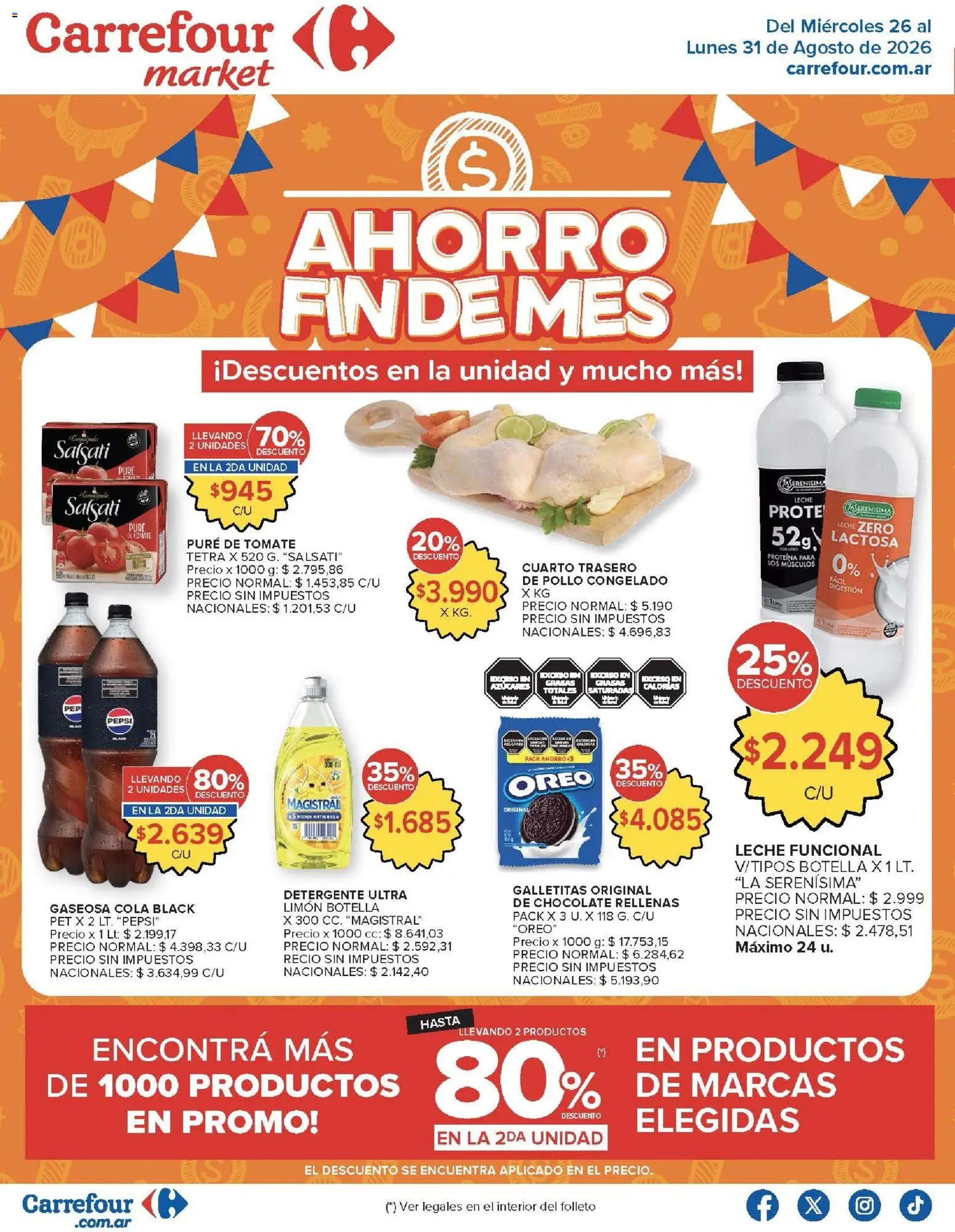 Vista previa del folleto de la tienda Carrefour válido desde el 26/08/2026 