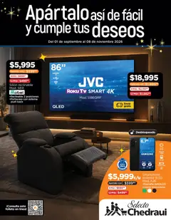 Vista previa las ofertas de la tienda Chedraui - Chedraui Apártalo así de fácil y cumple tus deseos desde el 01/09/2026 