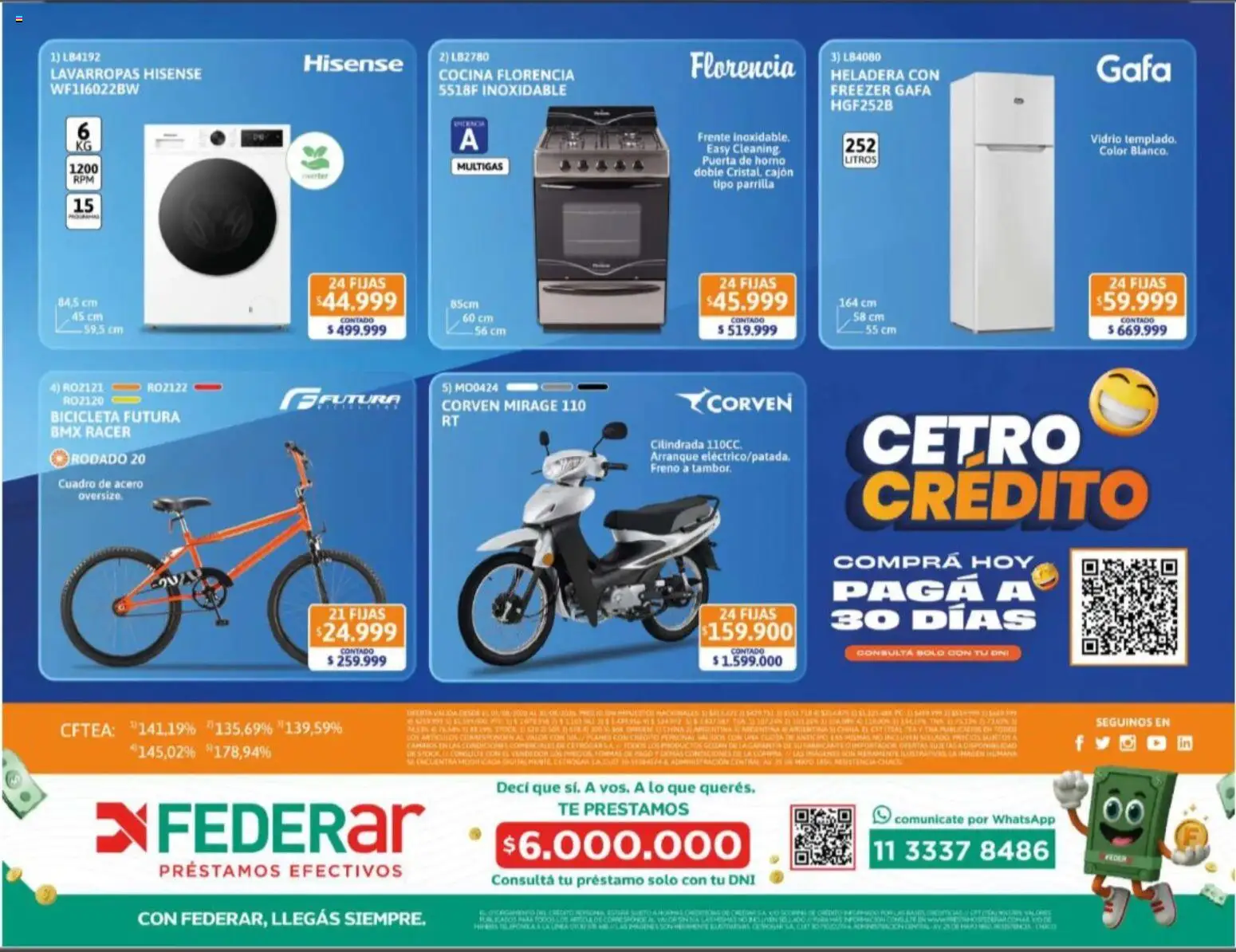 Vista previa del folleto de la tienda Cetrogar válido desde el 04/08/2026 