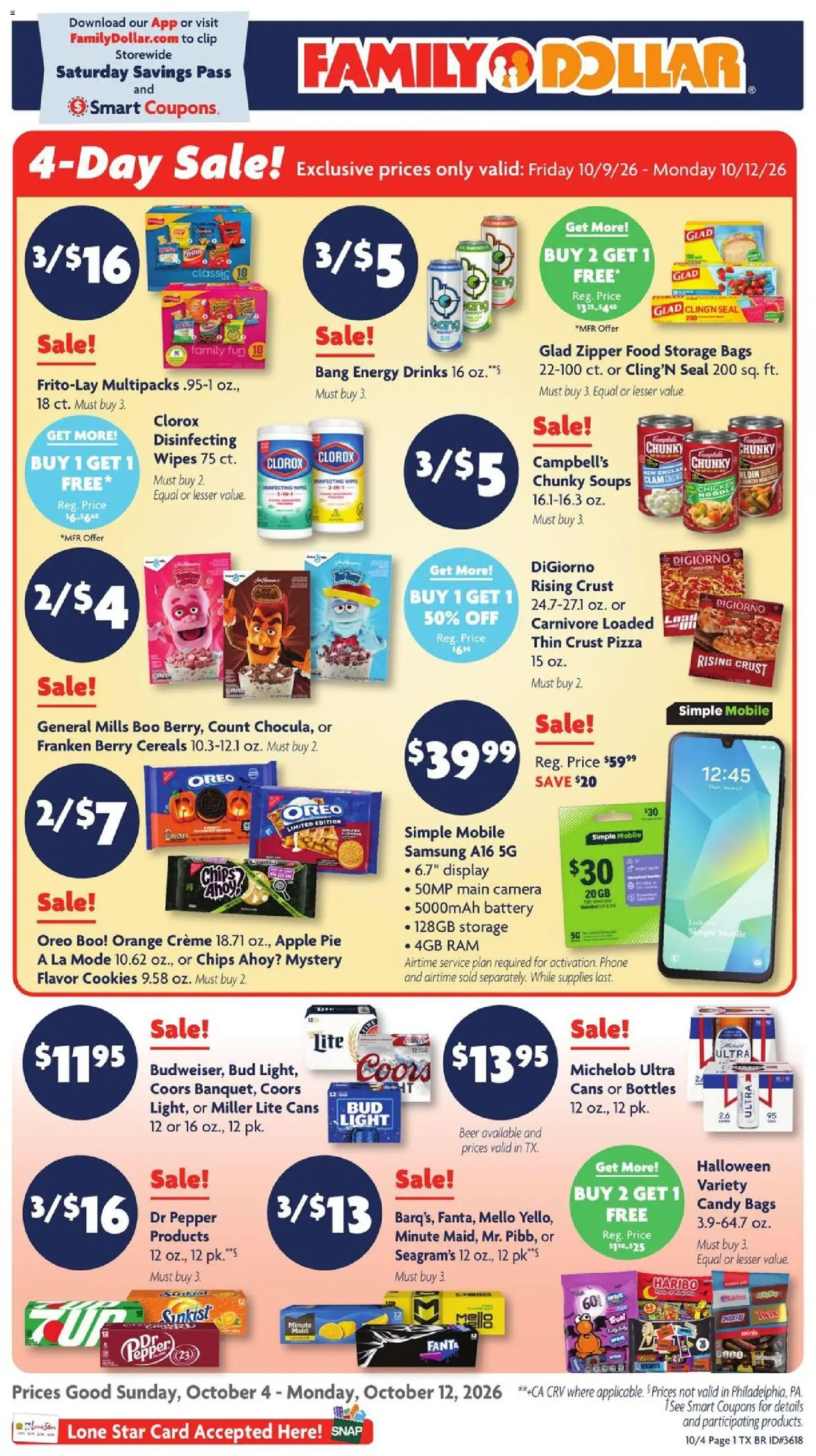 Ad Preview of Family Dollar Family Dollar Weekly Ad from 10/04/2026