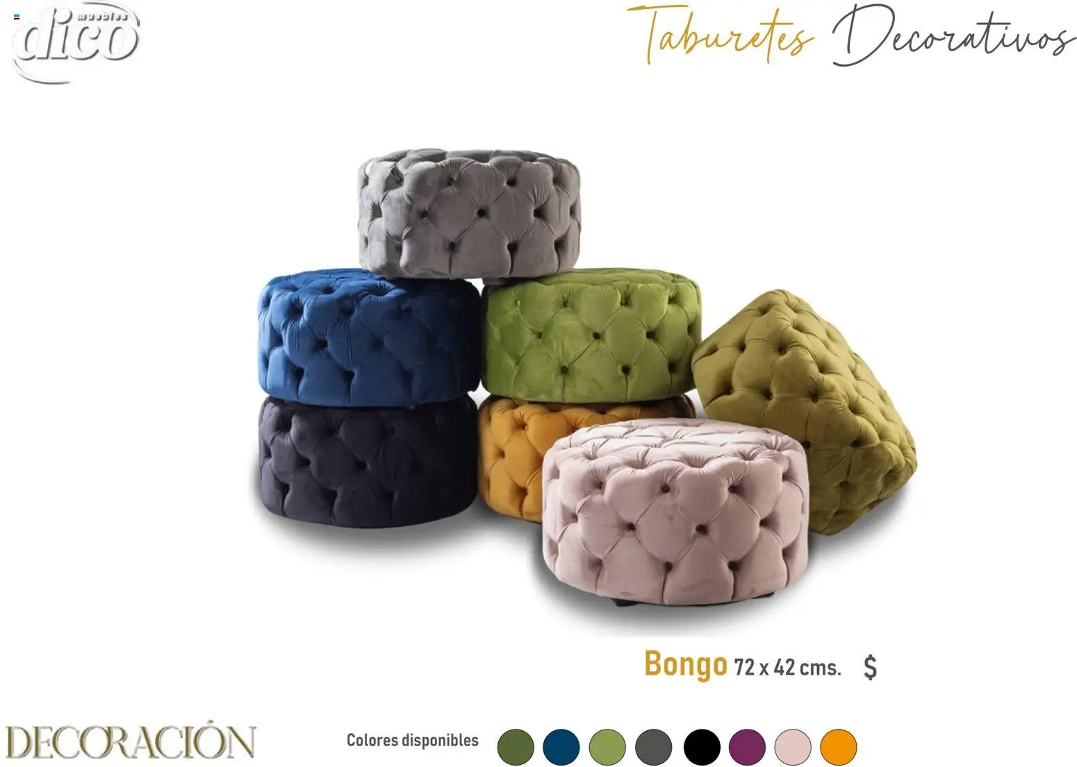 Vista previa las ofertas de la tienda Muebles Dico - Catálogo Decoración desde el 09/12/2025 