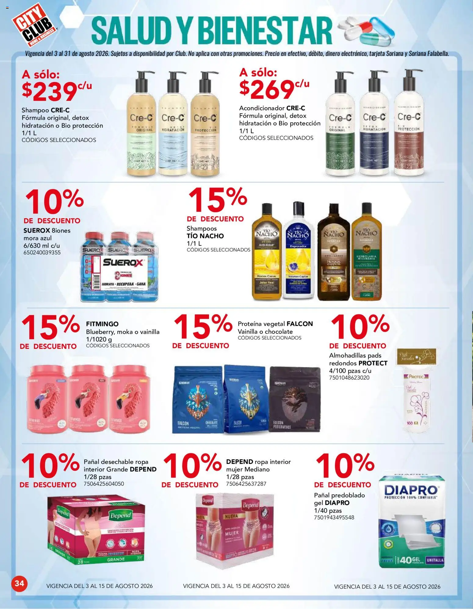 Vista previa las ofertas de la tienda City Club - City Club catálogo desde el 03/08/2026 