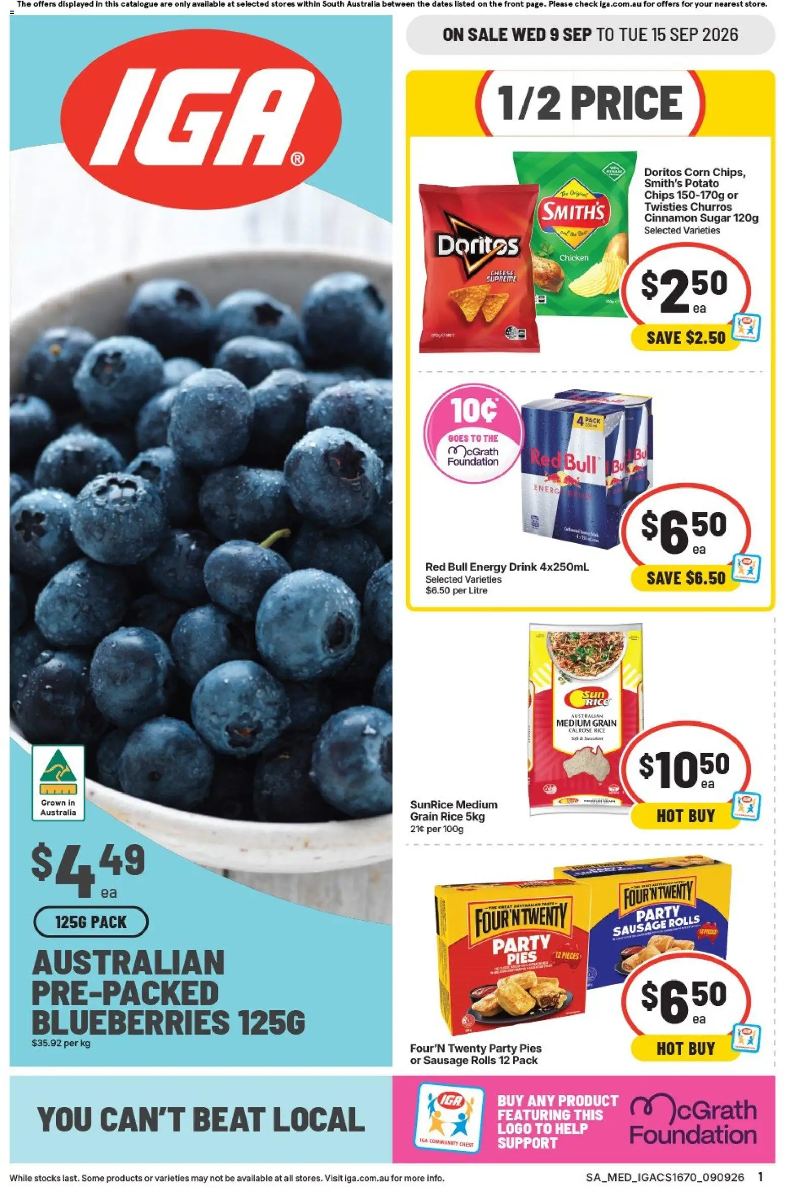 Preview of catalogue IGA catalogue Leabrook from shop IGA valid 09/09/2026