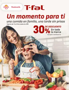 Vista previa las ofertas de la tienda Del Sol y Woolworth - Del Sol y Woolworth catálogo Lo Mejor de T-Fal desde el 15/10/2026 
