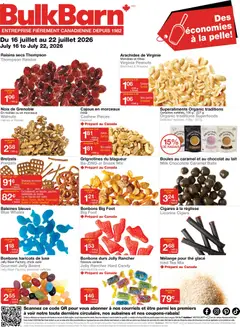 Preview of leaflet Bulk Barn weekly flyer / circulaire from shop Bulk Barn is valid from Jul 16, 2026