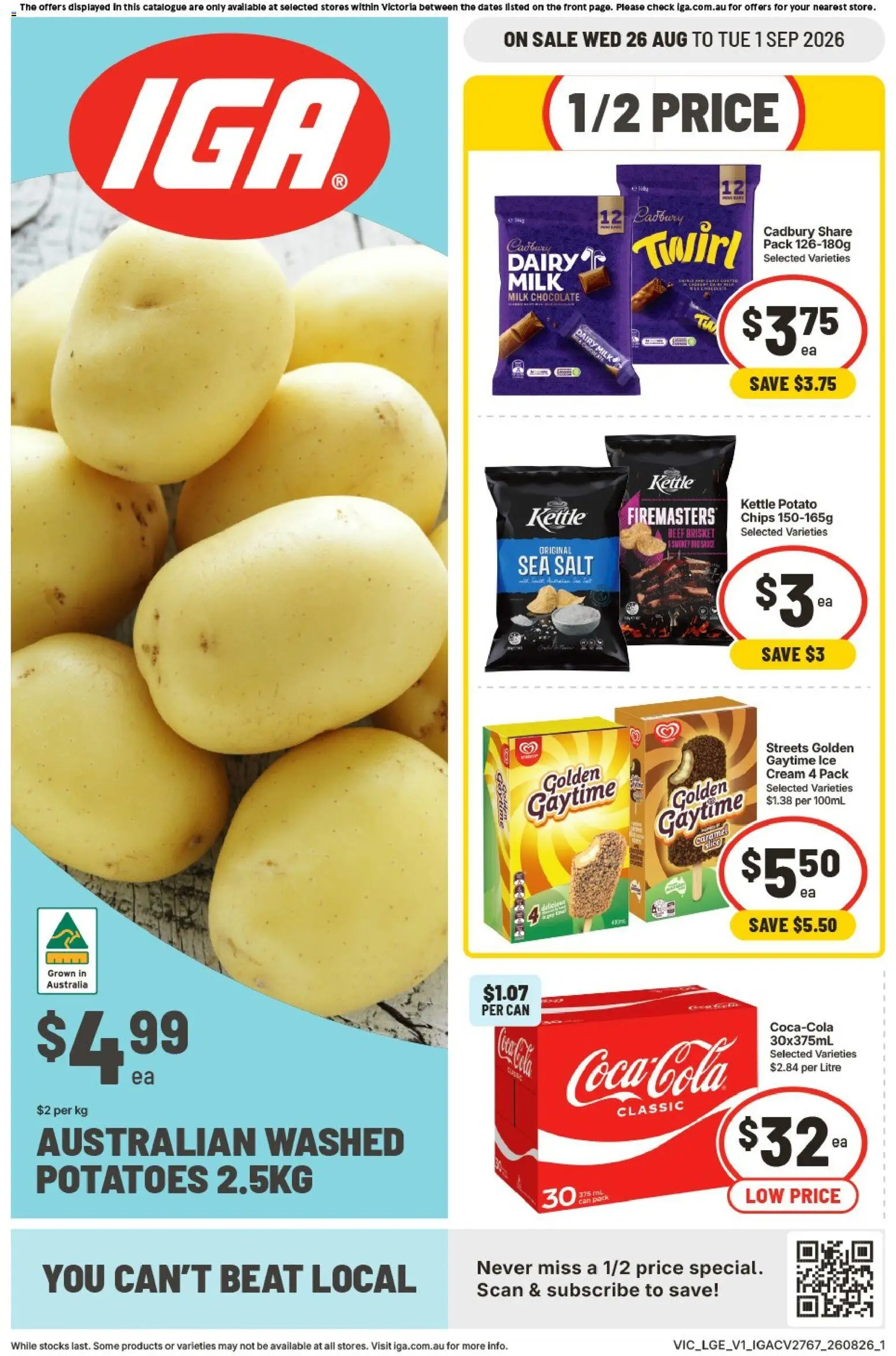 Preview of catalogue IGA catalogue Brunswick from shop IGA valid 26/08/2026
