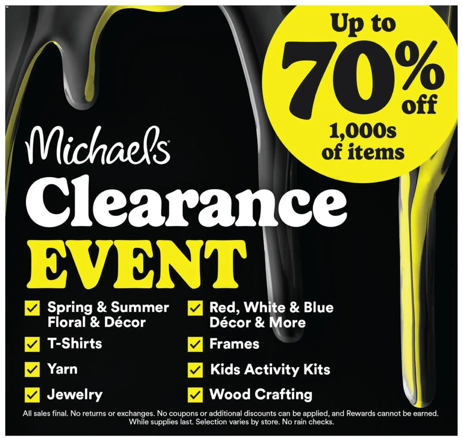 Preview of leaflet Michaels weekly flyer - Smyrna from shop Michaels is valid from Jul 12, 2026