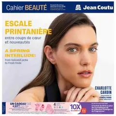 Preview of leaflet Jean Coutu circulaire - Encart Beauté from shop Jean Coutu is valid from Apr 30, 2026
