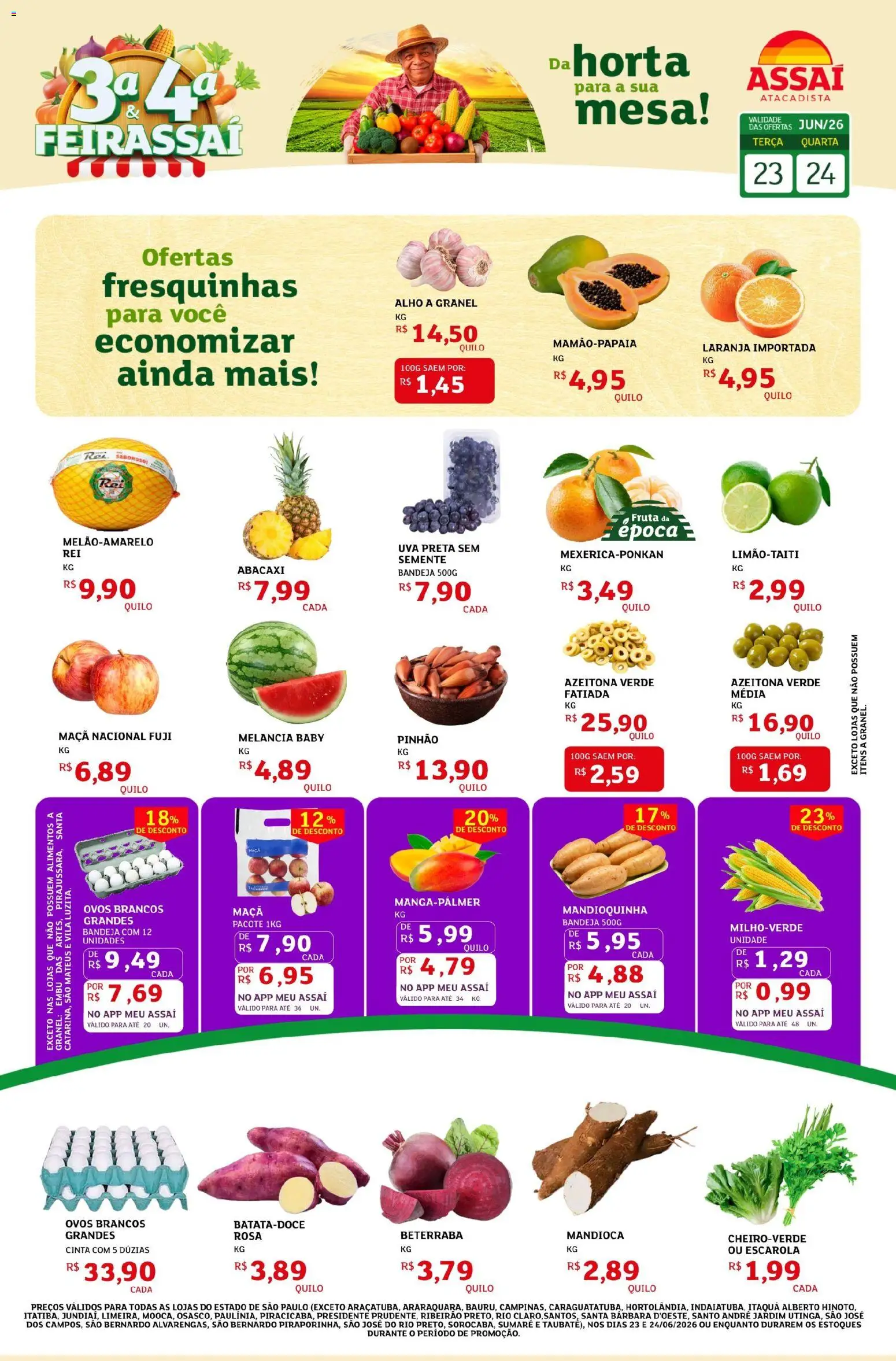 Pré-Visualização do folheto "Assaí Atacadista ofertas - SP" da loja Assaí Atacadista válido a partir de 23/06/2026