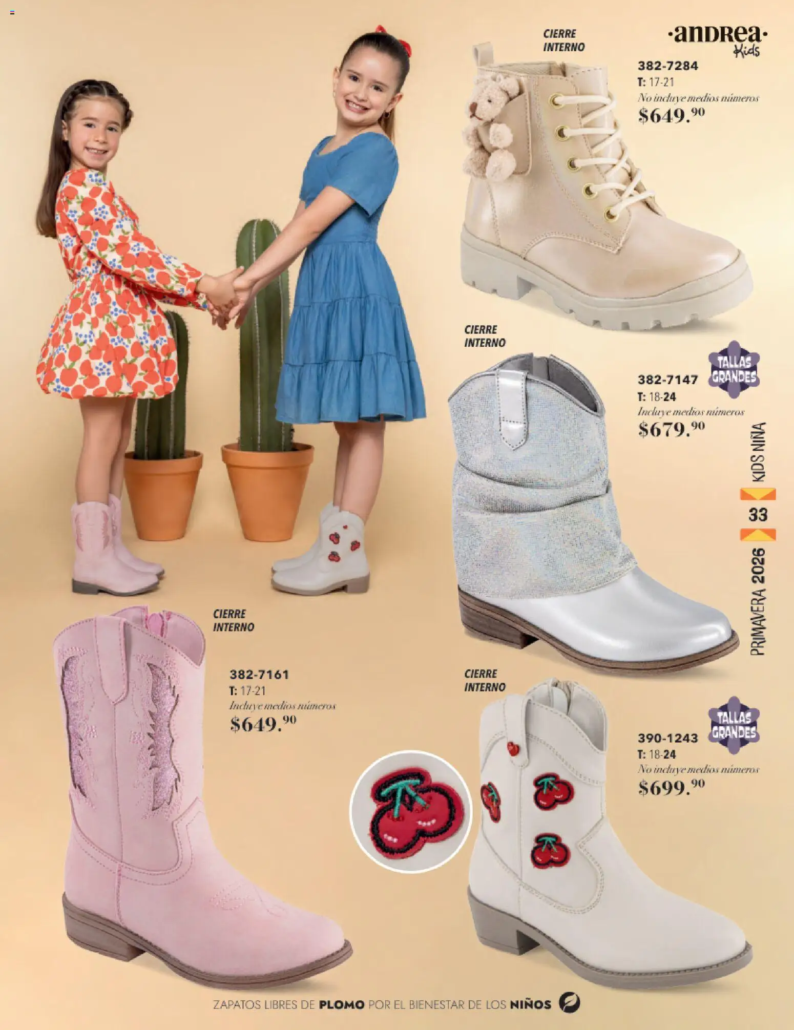 Vista previa las ofertas de la tienda Andrea - Catálogo Infantil desde el 25/01/2026 - Zapatos